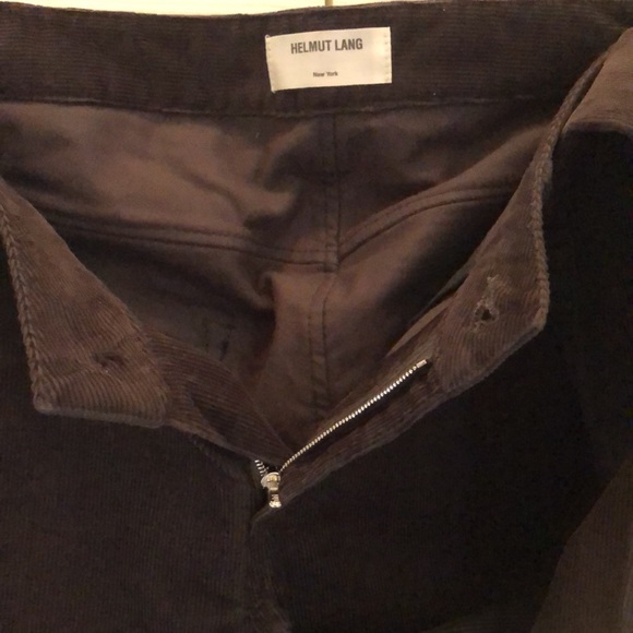 Helmut Lang NY tall straight leg, low waist, 2.5” belt loops, corduroy pants - Picture 7 of 13